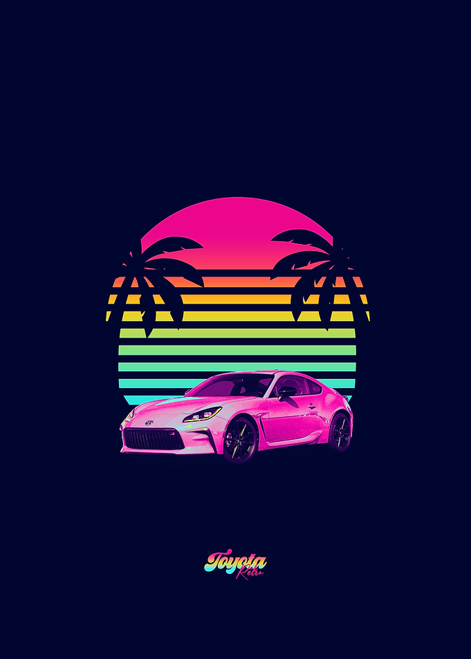Retro Toyota GR 86
