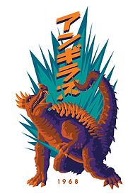 Classic Anguirus by Tom Whalen