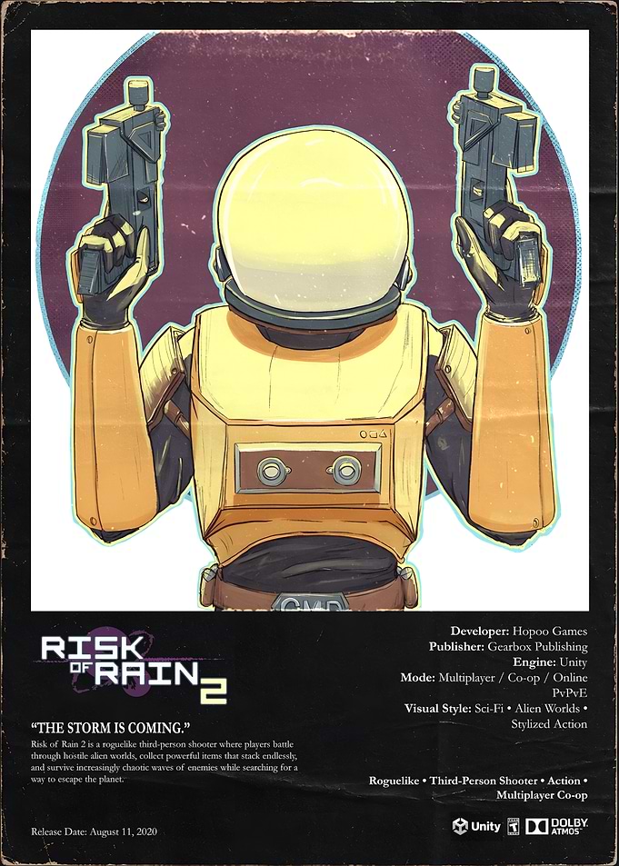 Risk of Rain 2 Game Poster