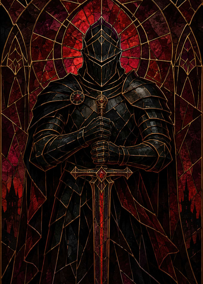 Dark Knight with Sword