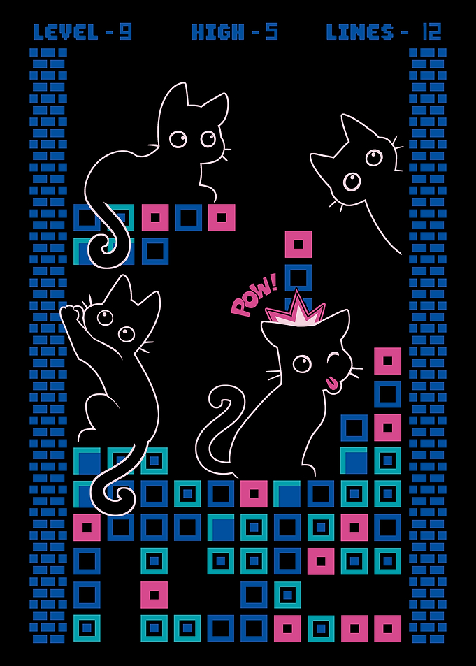 Catris Cat Vintage Game