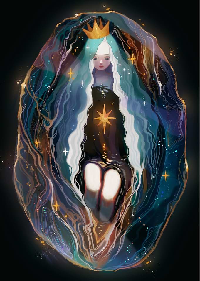 Cosmic Queen in Geode