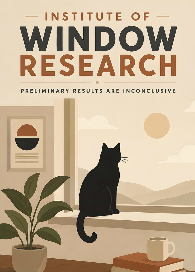 Cat Looking Out Window
