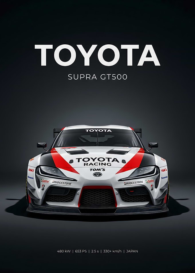 Toyota Supra GT500 Race Car