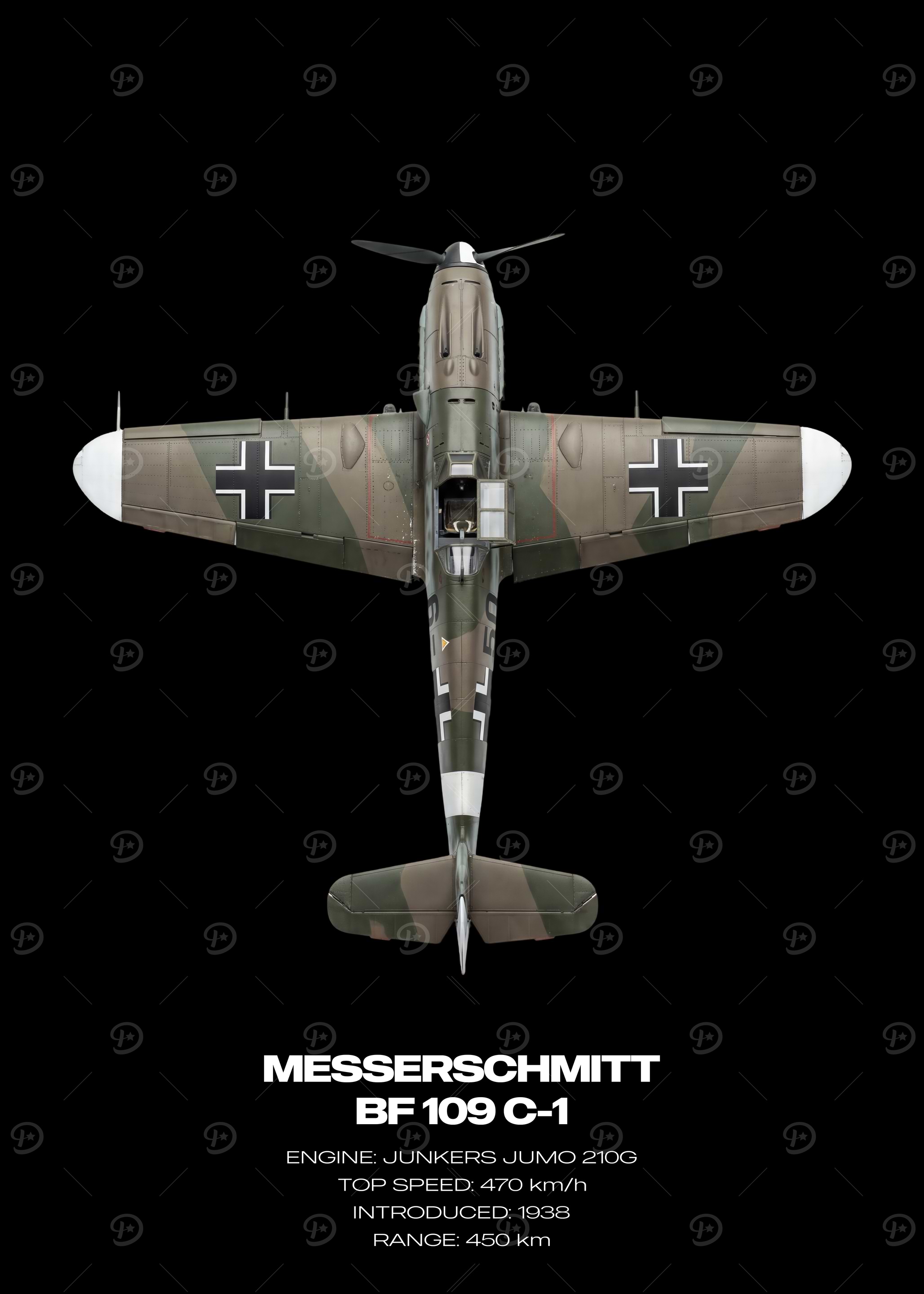 Bf 109 Posters Online - Shop Unique Metal Prints, Pictures