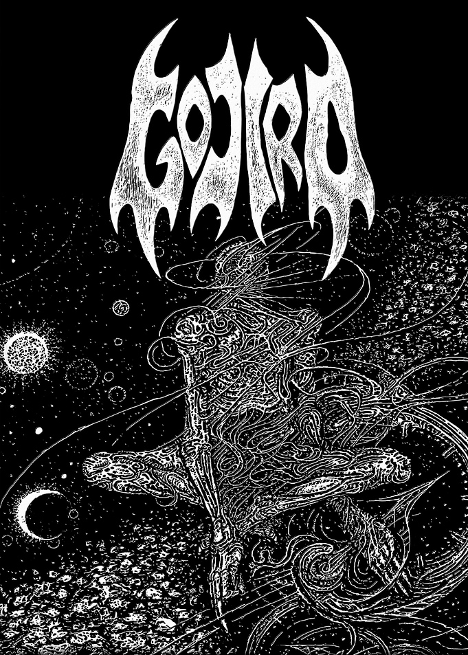 Gojira Band Logo and Cosmic Art
