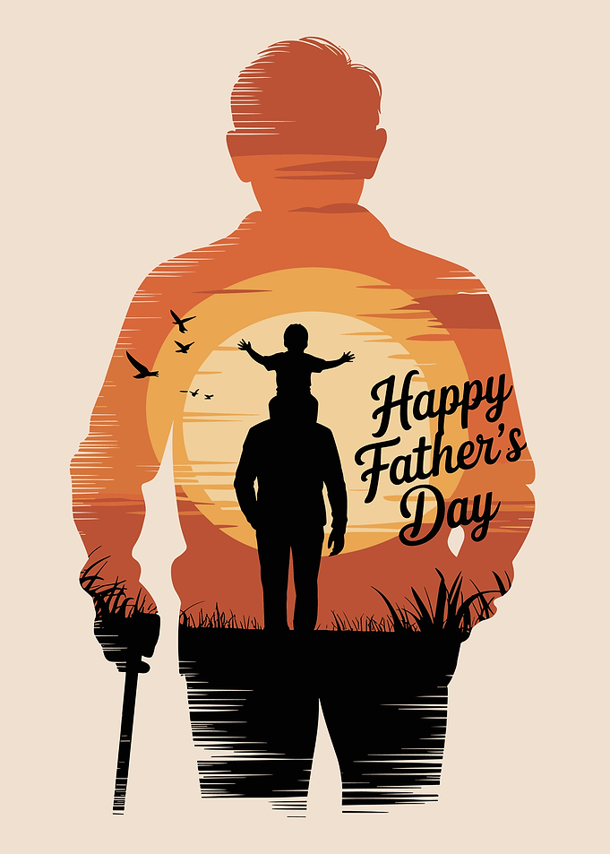 Happy Father's Day Silhouette