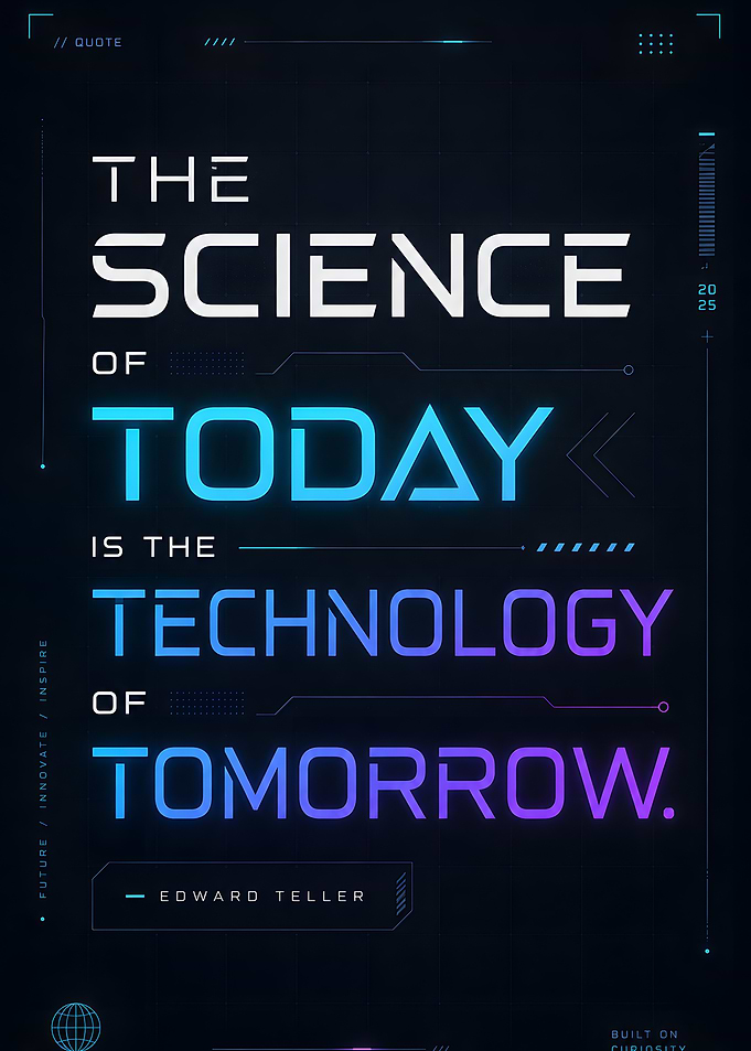 The Science of Today is the Technology of Tomorrow Quote
