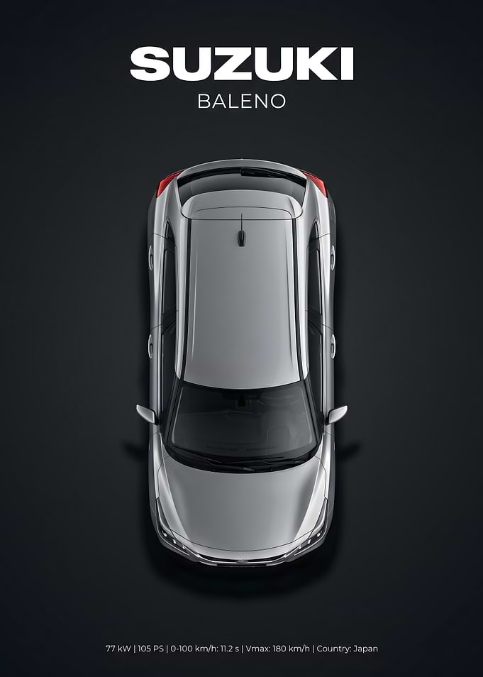 Suzuki Baleno Top View