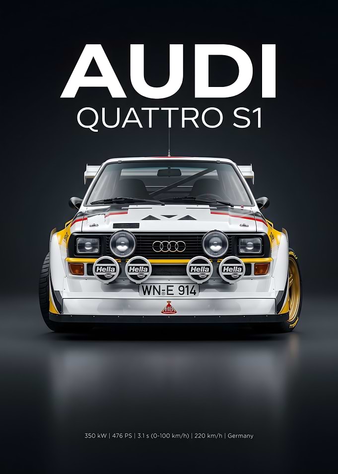 Audi Quattro S1 Rally Car