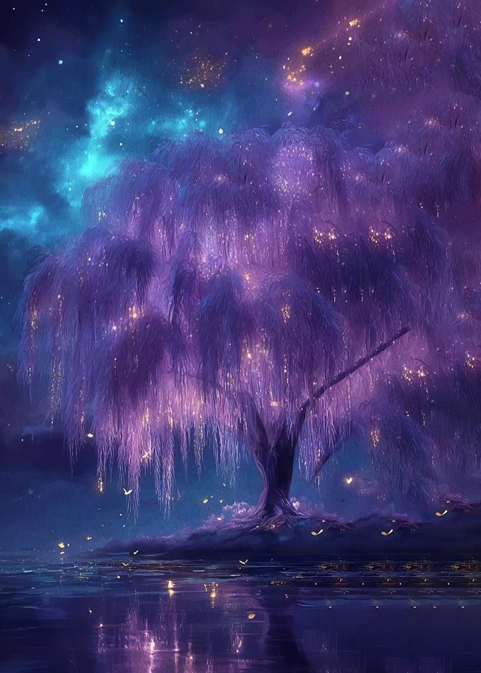 Enchanted Willow Tree by Water