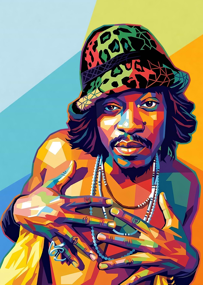 Andre 3000 Pop Art Portrait