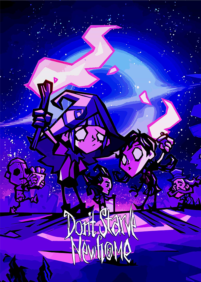 Don't Starve Newhome Characters with Torches