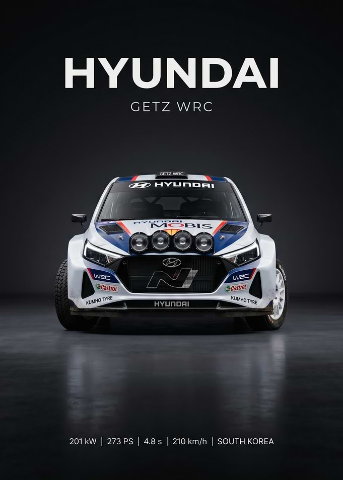 Hyundai Getz WRC Rally Car