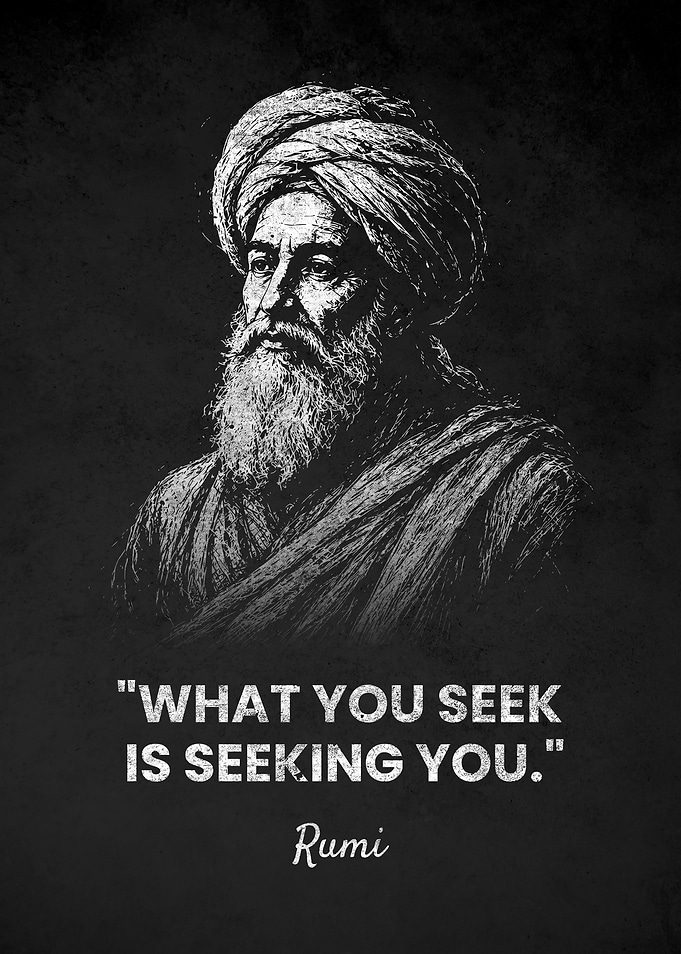 Rumi SEEK Quote Poster