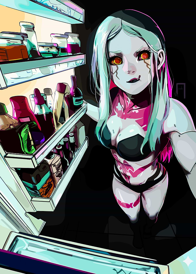 Cyberpunk in Kitchen