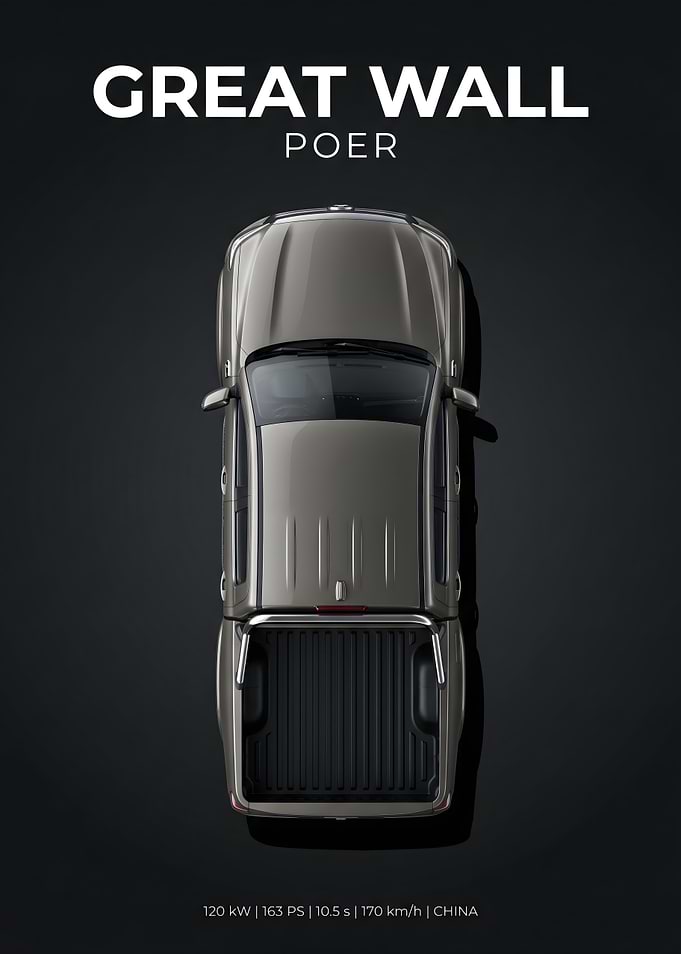 Great Wall Poer Truck Top View