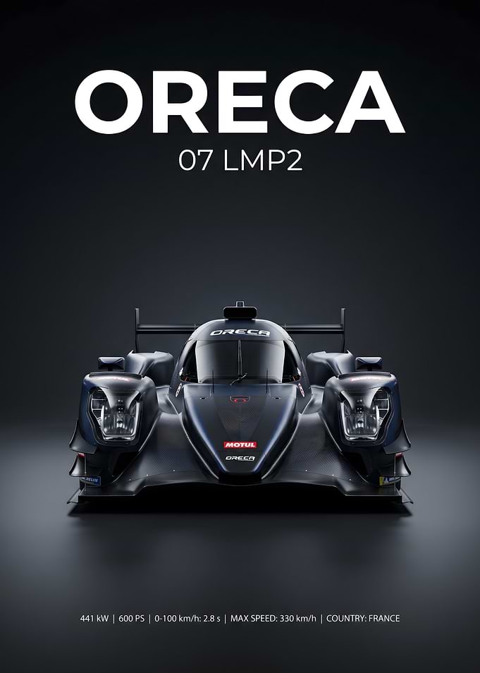 ORECA 07 LMP2 Race Car