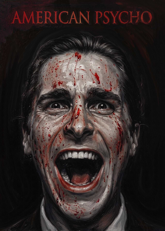 American Psycho Bloody Portrait