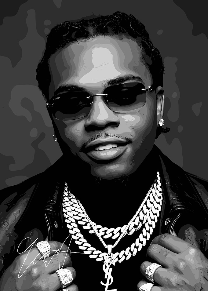 Gunna Portrait with Jewelry