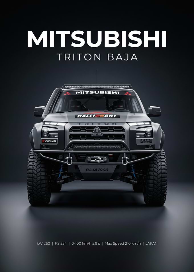 Mitsubishi Triton Baja Rally Truck