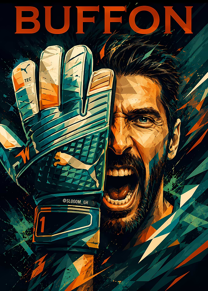 Gianluigi Buffon Goalkeeper Portrait