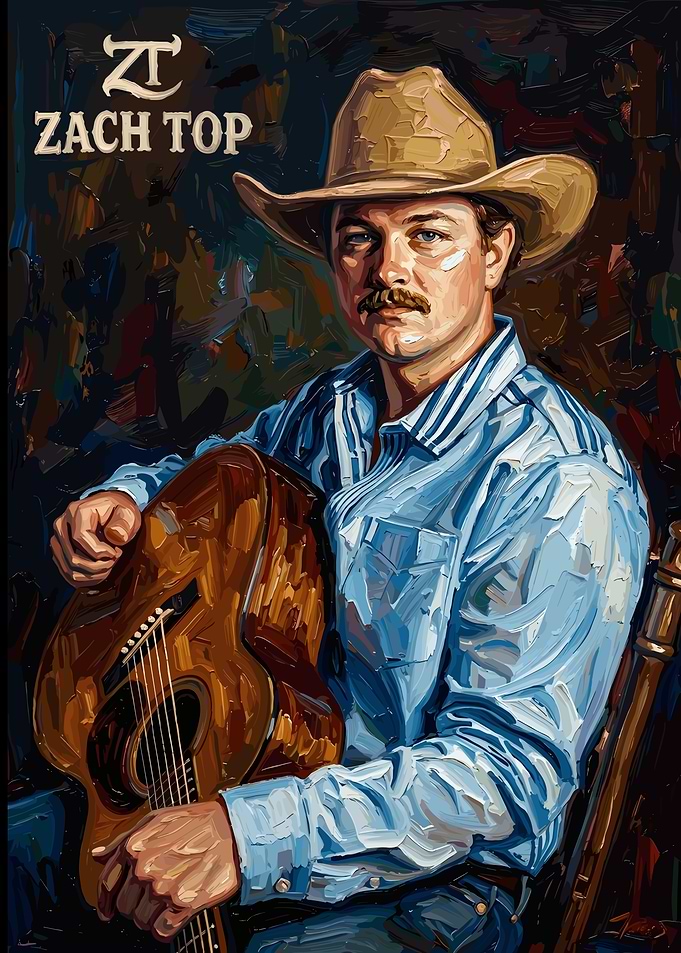 Zach Top Portrait with Guitar