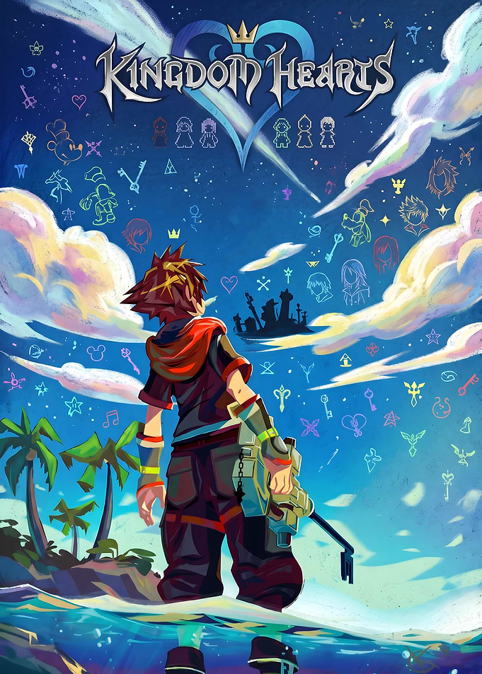 Kingdom Hearts Sora on Island