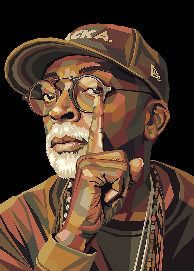 Spike Lee Pop Art Portrait