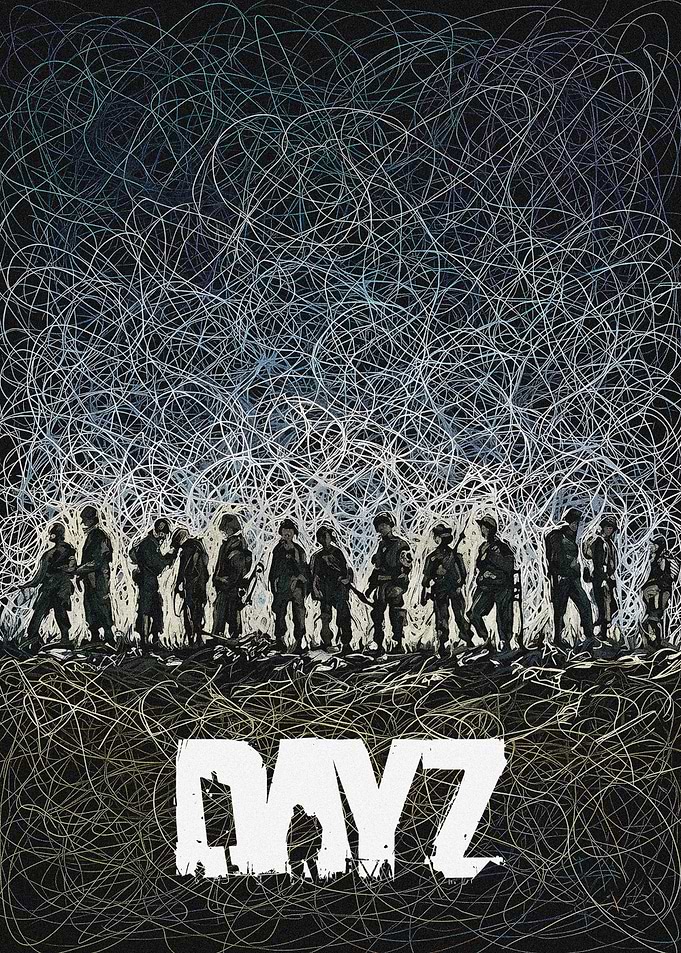 DayZ Game Poster with Soldiers