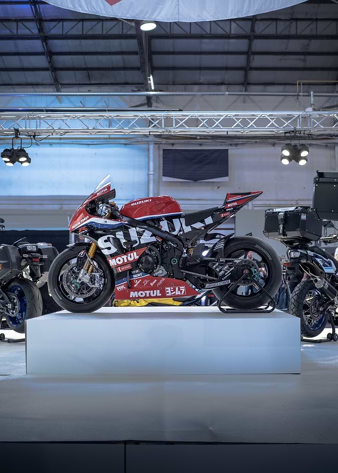 Suzuki GSXR Racing Motorcycle on Display
