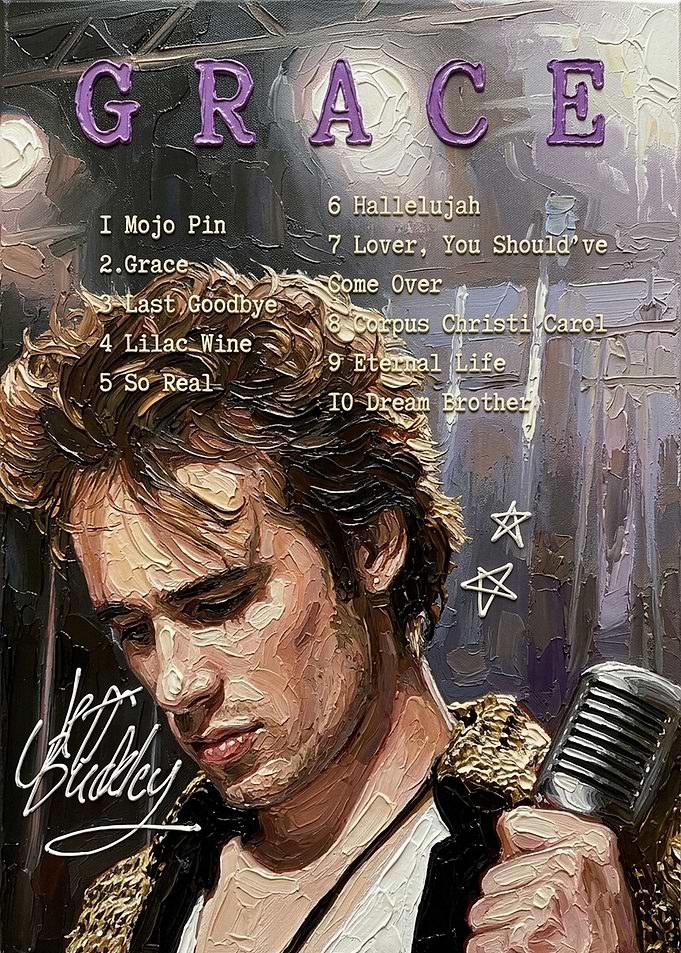 Jeff Buckley 'Grace' Album Cover Painting