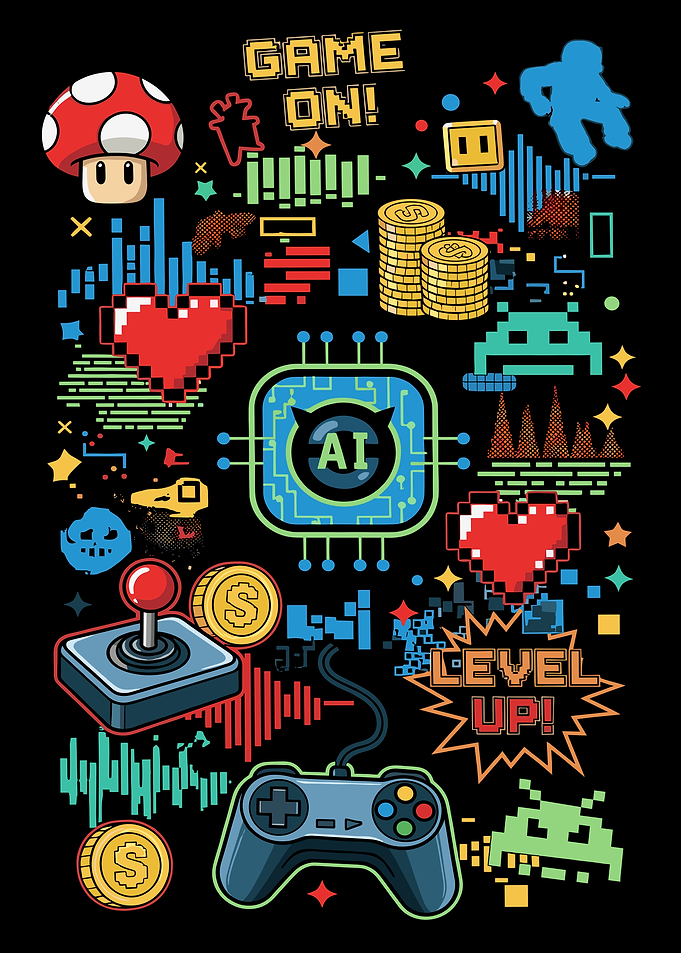 Retro Gaming and AI Art