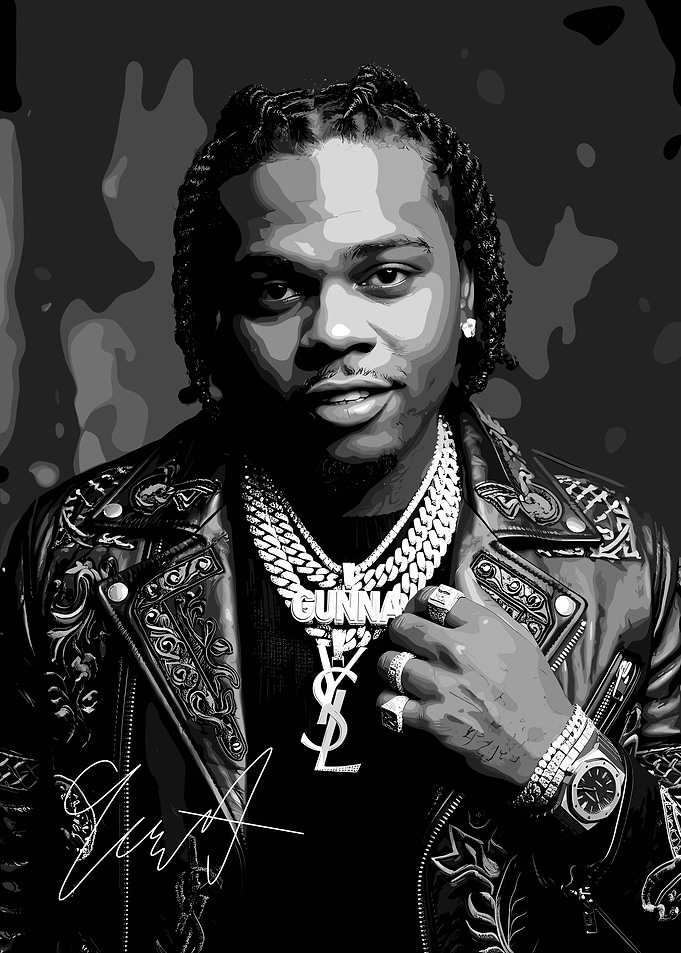 Gunna Portrait with Jewelry