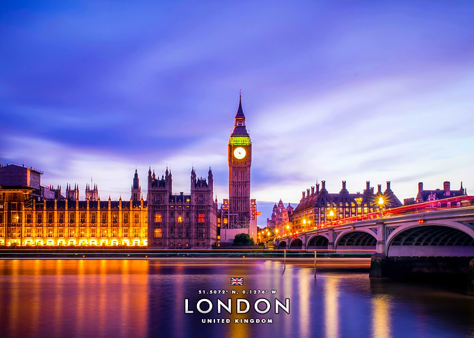 London Skyline at Dusk