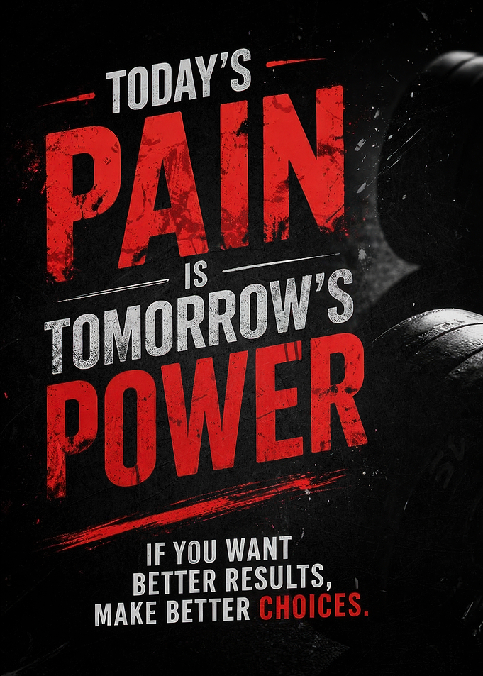 Motivational Gym Poster