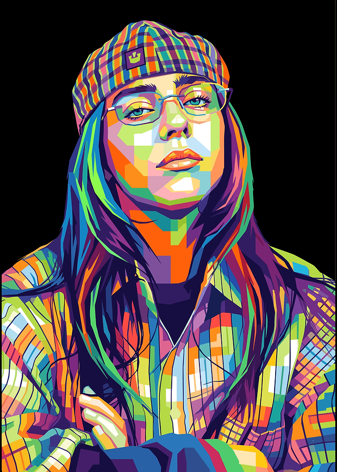 Billie Eilish Pop Art