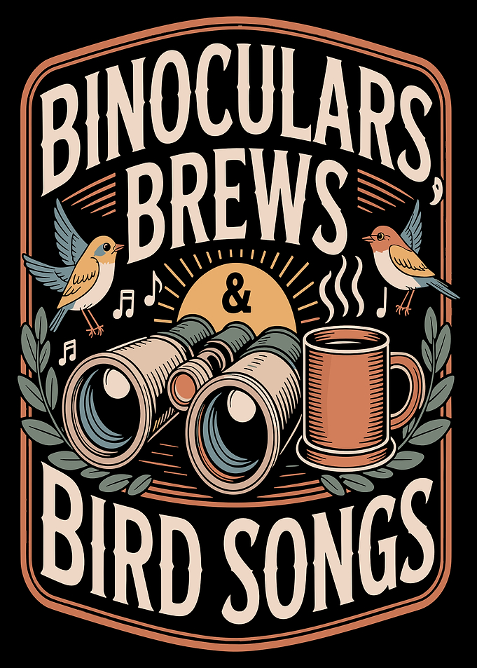 Binoculars Brews and Bird Songs