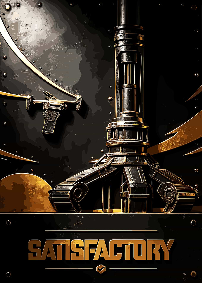 Satisfactory Game Poster