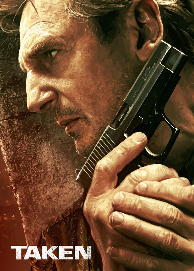 Taken Movie Poster Liam Neeson