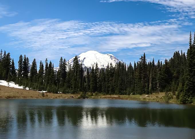 Snow Capped Reflections