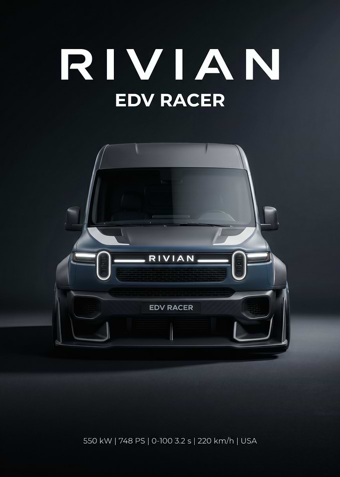 Rivian EDV Racer Electric Van