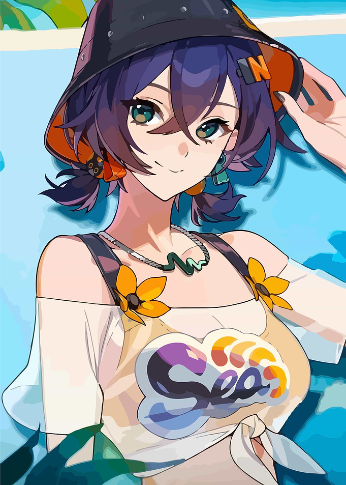 Belle Zenless Zone Zero in Summer Outfit