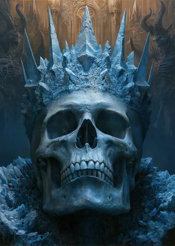 Ice King Skull Crown