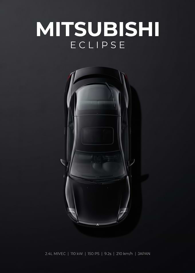Mitsubishi Eclipse Top View