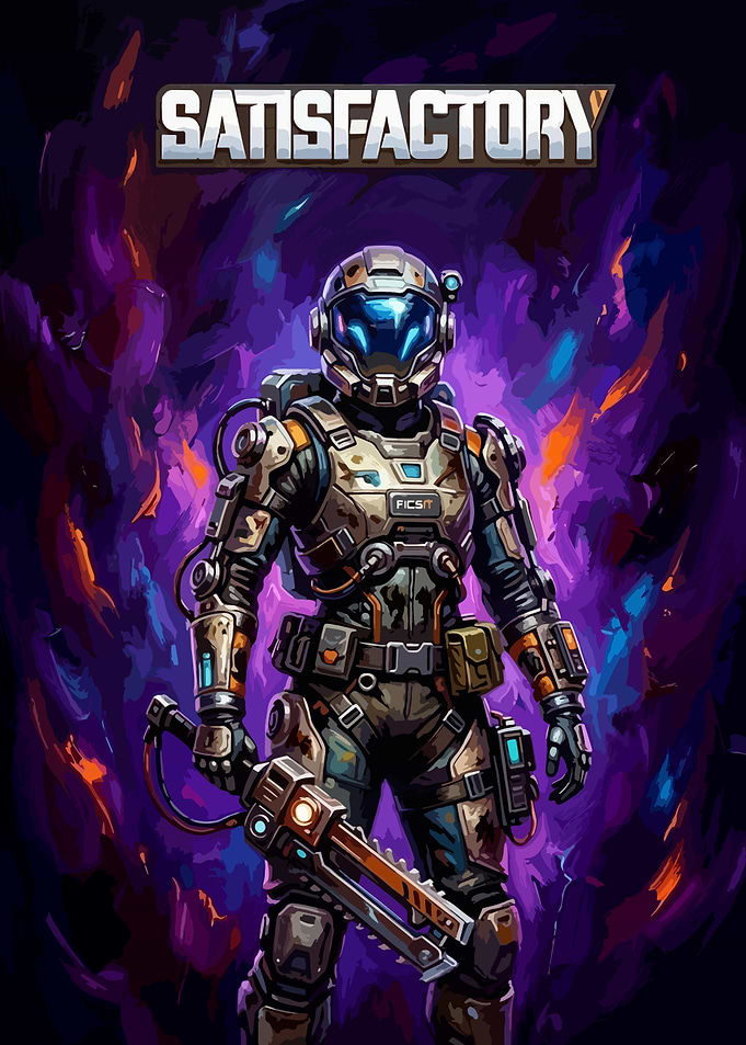 Satisfactory Game Art