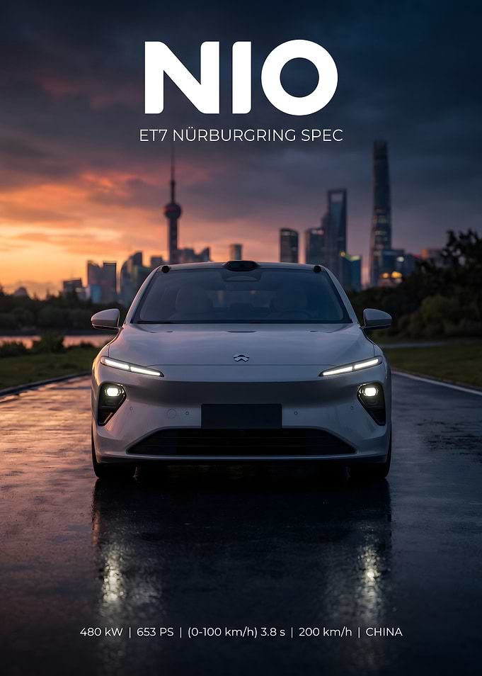 NIO ET7 Nürburgring Spec car