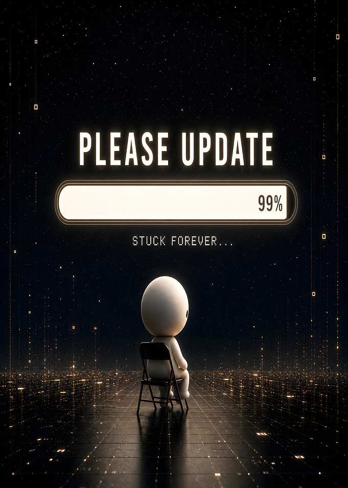 Stuck Update Screen