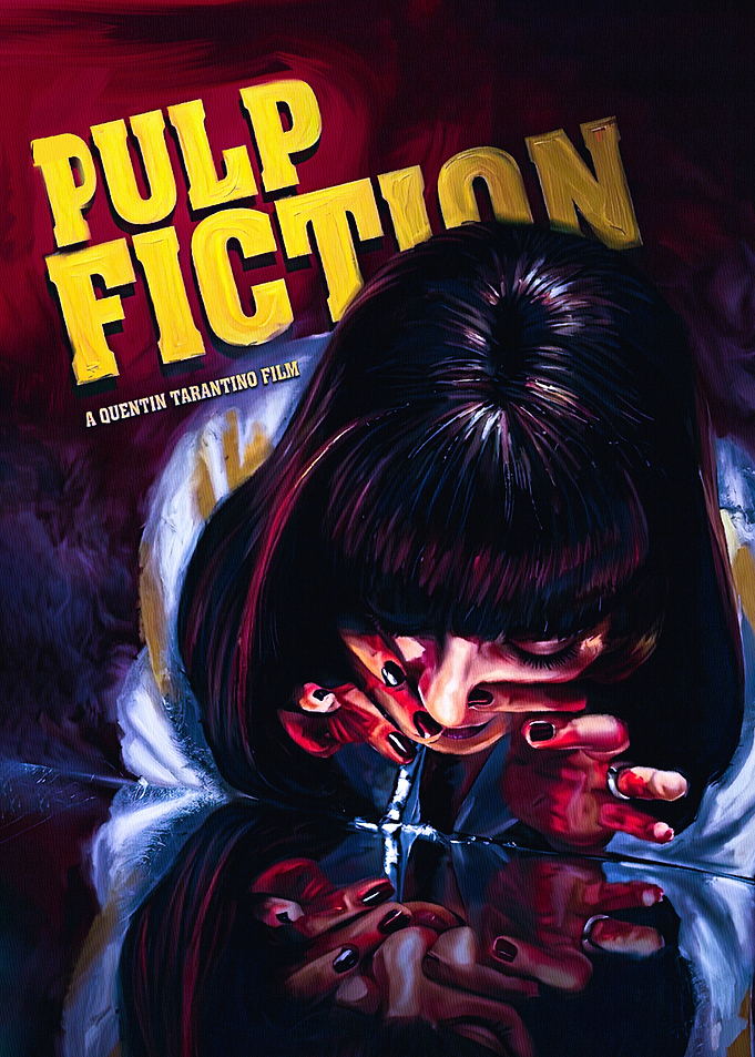 Pulp Fiction Mia Wallace Painting