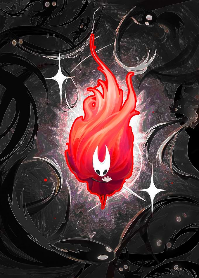Hornet in Fiery Aura